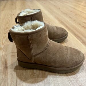 Uggs short chestnut woman size 7 lightly used